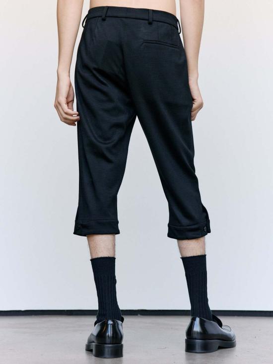  리에르 숏팬츠 리어 인터록 울 니커보커 - RIER