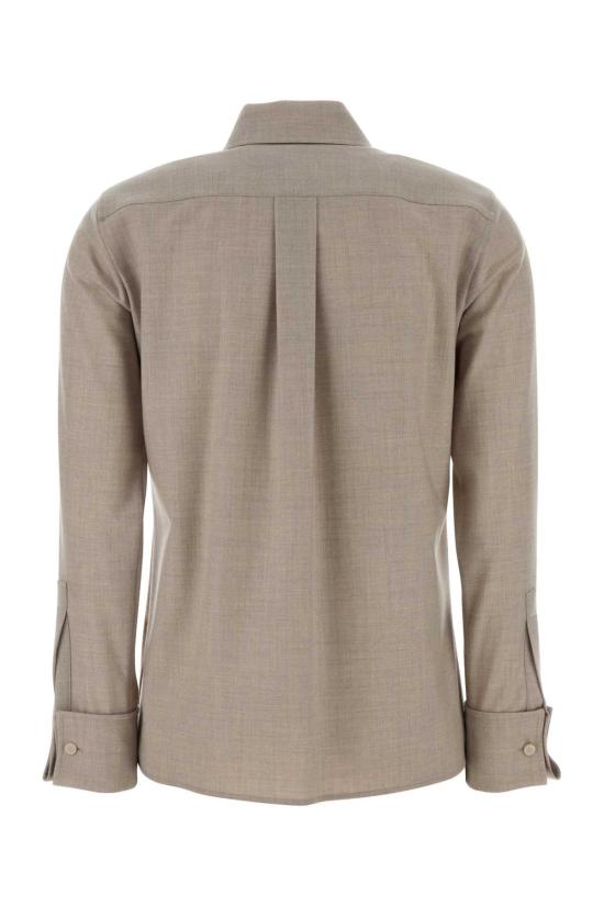 25FW 막스마라 셔츠 2521116042600 010 Grey - MAX MARA