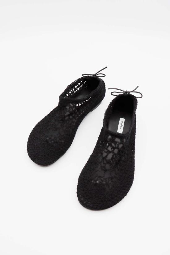  HVÓYA 플랫 슈즈 HvÓya Chaotic Ballerinas 발레 플랫 블랙 - OTHER BRANDS