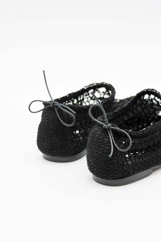  HVÓYA 플랫 슈즈 HvÓya Chaotic Ballerinas 발레 플랫 블랙 - OTHER BRANDS
