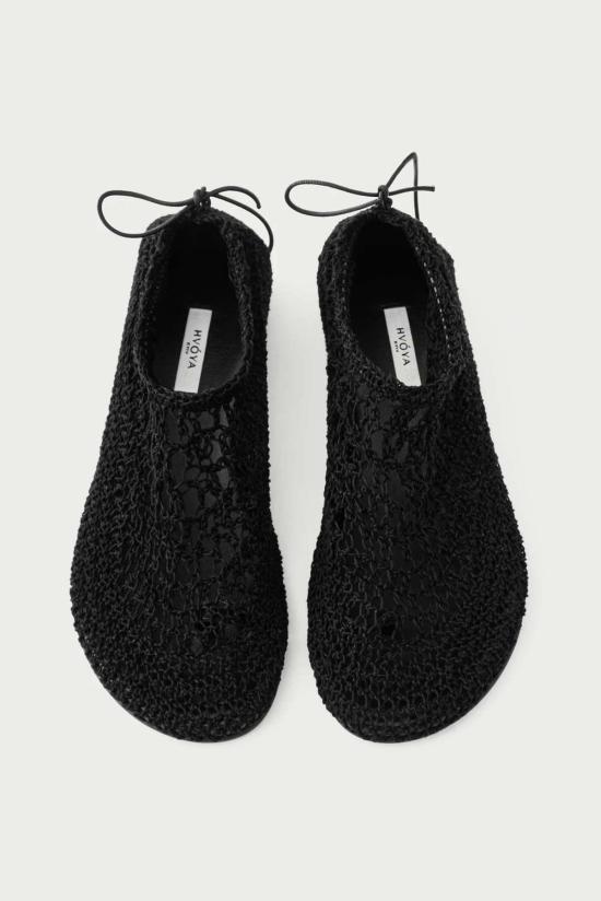  HVÓYA 플랫 슈즈 HvÓya Chaotic Ballerinas 발레 플랫 블랙 - OTHER BRANDS