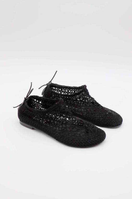  HVÓYA 플랫 슈즈 HvÓya Chaotic Ballerinas 발레 플랫 블랙 - OTHER BRANDS