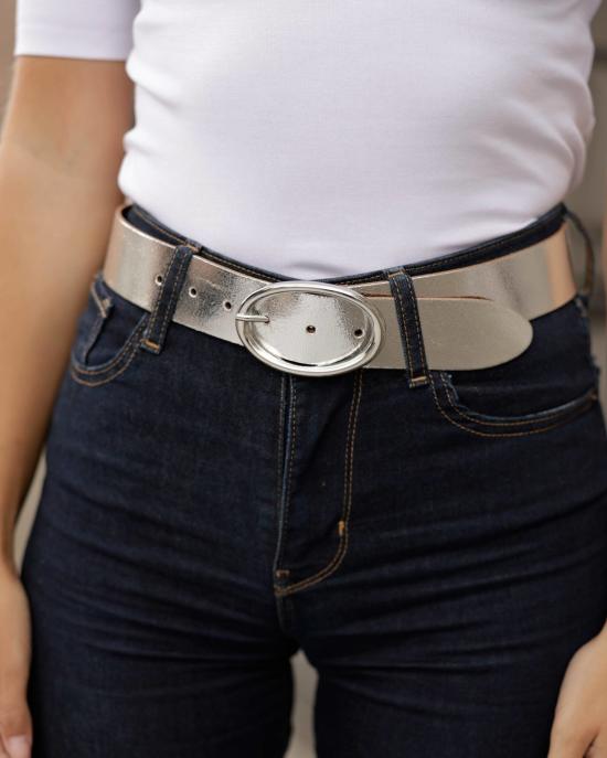  Amsterdam Heritage 레귤러 벨트 암스테르담 헤리티지 치 메탈릭 가죽  실버 - OTHER BRANDS