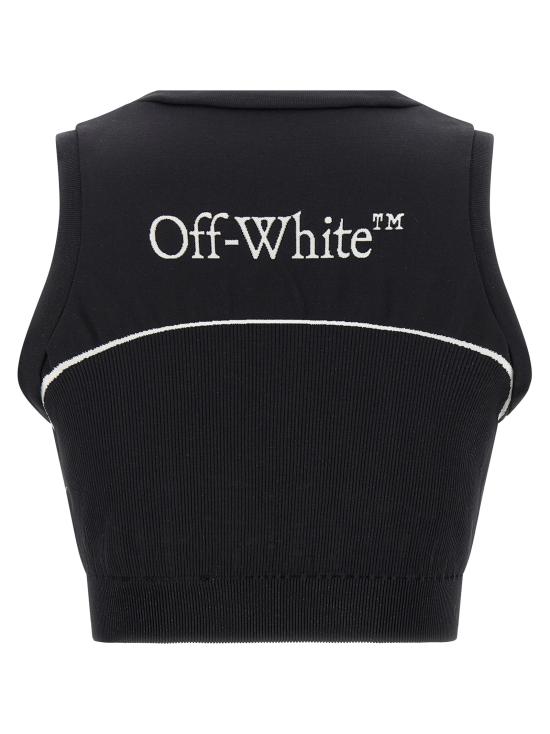 26SS 오프화이트 트레이닝 티셔츠 OWVO05MC99KNI00110011001 White Black - OFF WHITE