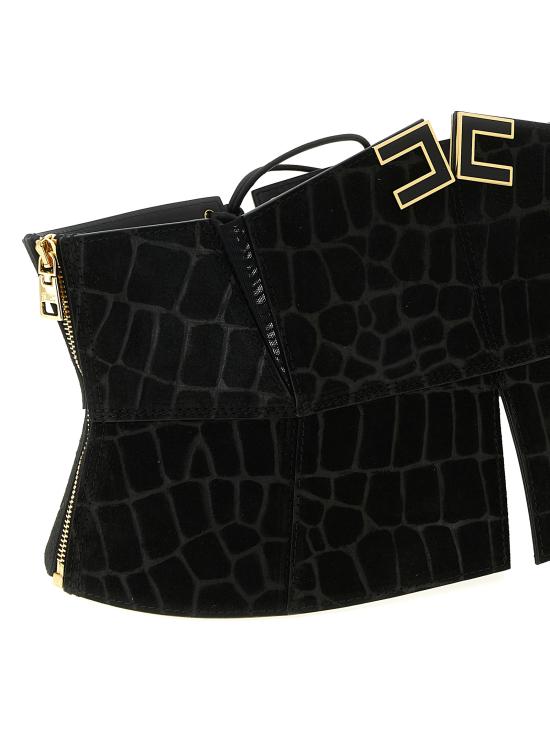 26SS 엘리자베타프랜치 와이드 벨트 CT98S61E2110 Black - ELISABETTA FRANCHI