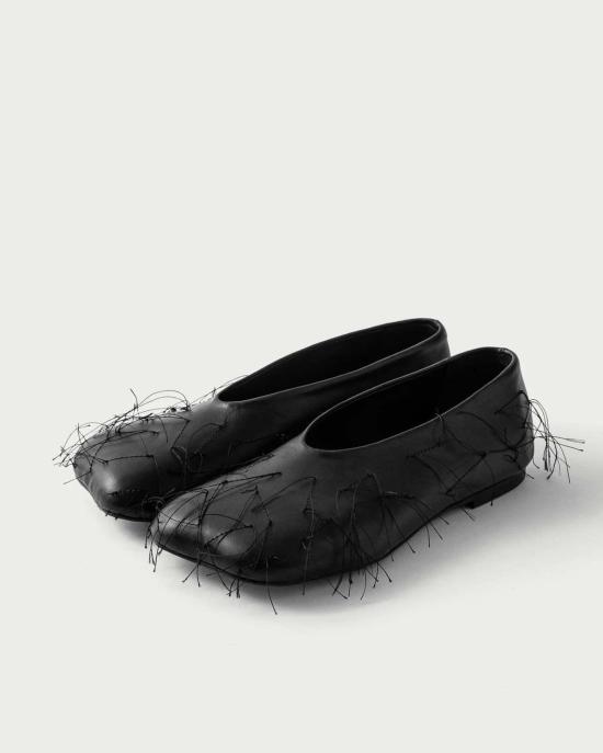  HVÓYA 플랫 슈즈 HvÓya 베이비 에어리 슈즈 블랙 - OTHER BRANDS