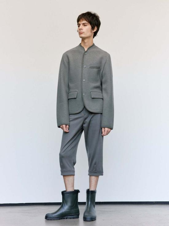  리에르 트레이닝/조거 팬츠 리어 카모시오 인터록 울 니커보커 팬츠 - RIER