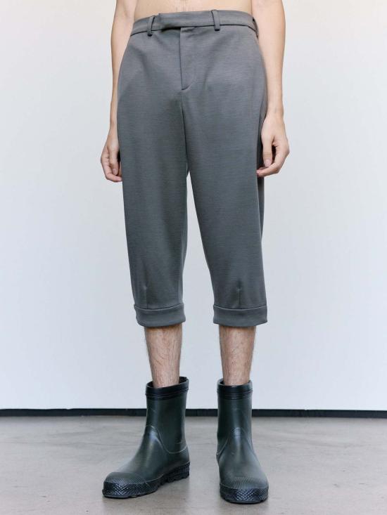  리에르 트레이닝/조거 팬츠 리어 카모시오 인터록 울 니커보커 팬츠