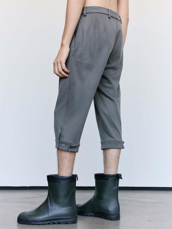  리에르 트레이닝/조거 팬츠 리어 카모시오 인터록 울 니커보커 팬츠 - RIER