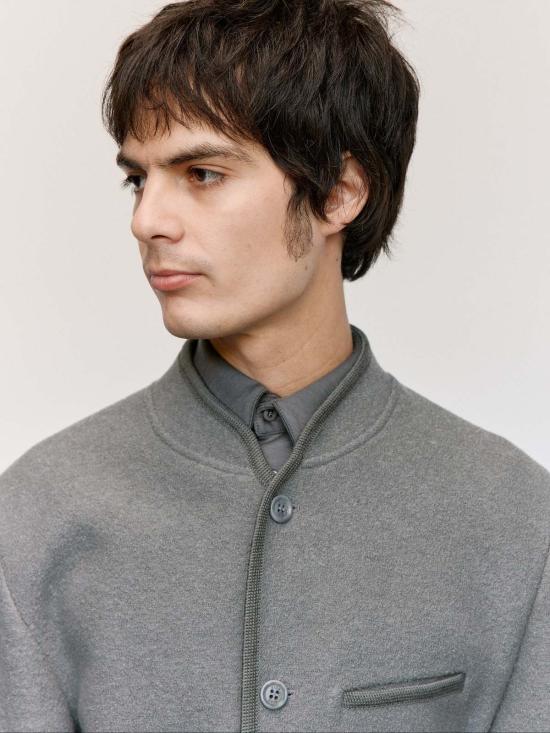  리에르 자켓 리어 카모시오 펠트 울 워커 운동 재킷 - RIER