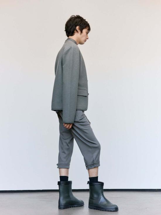  리에르 자켓 리어 카모시오 펠트 울 워커 운동 재킷 - RIER