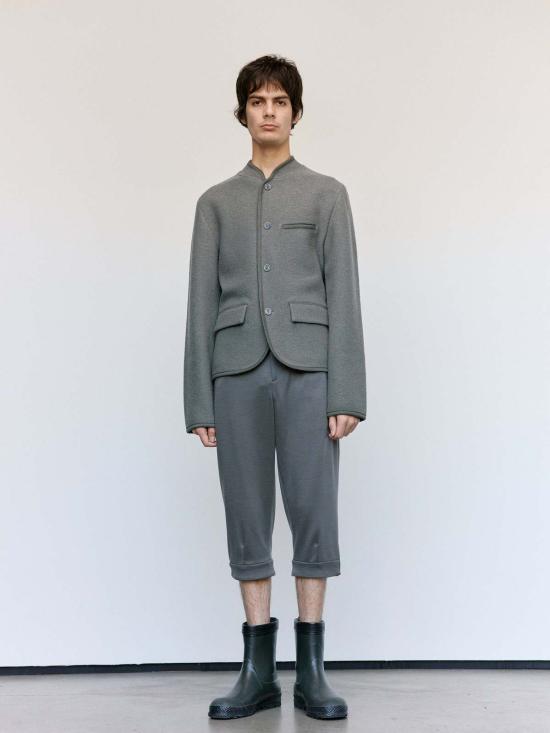  리에르 자켓 리어 카모시오 펠트 울 워커 운동 재킷 - RIER