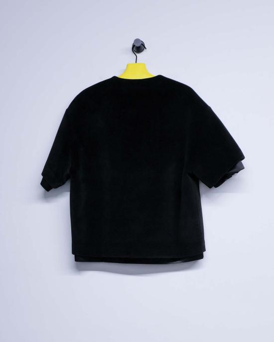  질샌더 반팔 티셔츠 질 샌더 양면 소프트 벨벳 티셔츠 - JIL SANDER