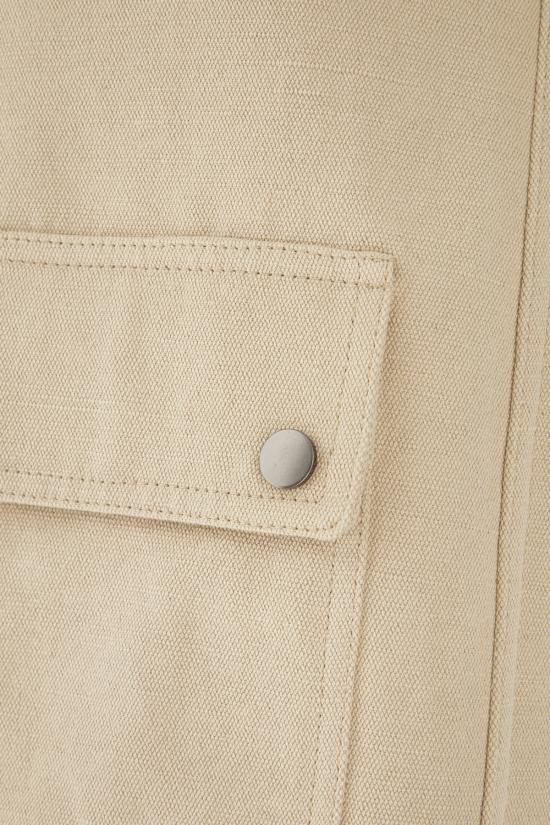 26SS 브루넬로 쿠치넬리 캔버스 아우터 재킷 ML5957769 C8105 Beige - BRUNELLO CUCINELLI