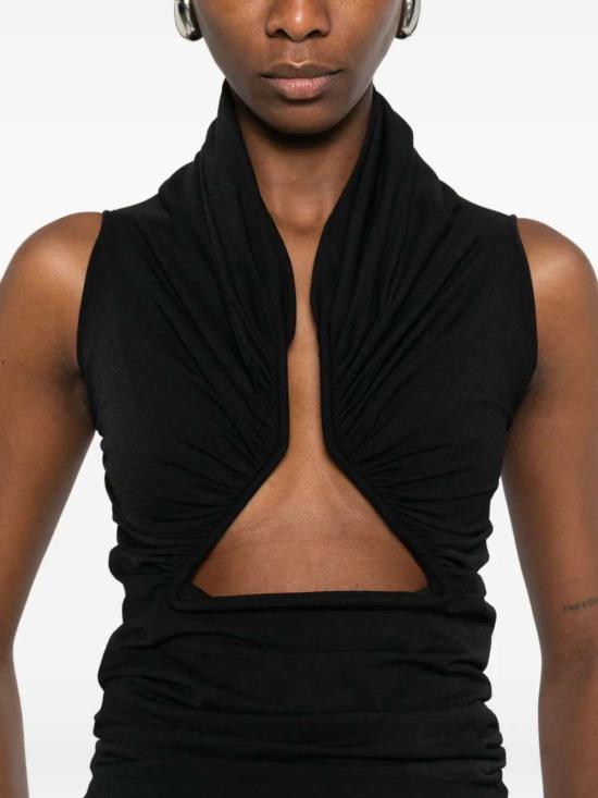 26SS 릭 오웬스 민소매 티셔츠 RP01F6223JNDB 9 BLACK - RICK OWENS