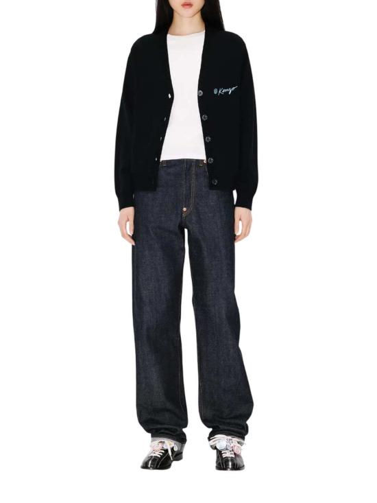 26SS 겐조 스웨터 FG52CA7413LO 99J BLACK - KENZO