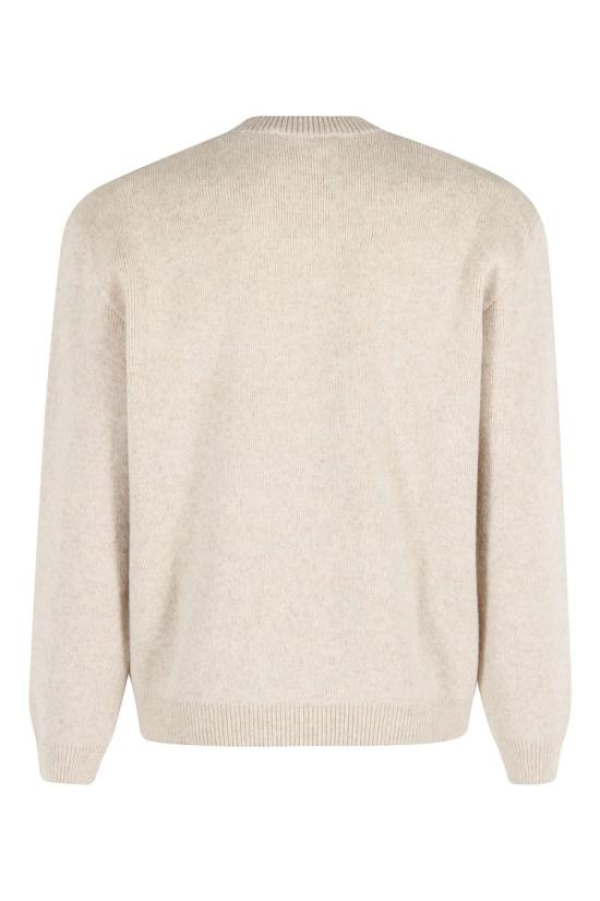 25FW 메종키츠네 폭스 헤드 밀라노 램스울 스웨터 PM00817KT1180 097 Neutrals - MAISON KITSUNE