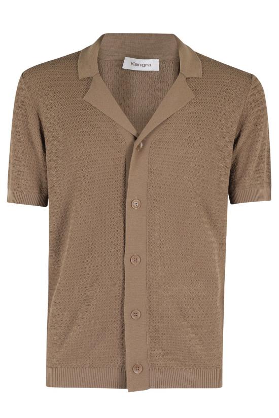 25SS 캉그라 반팔 셔츠 S5K 1002 49 096 Brown