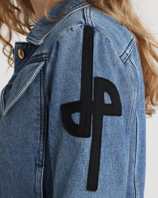 25SS 파투 데님 자켓 OU0010216 6408 HERITAGE BLUE WASH Blue - PATOU