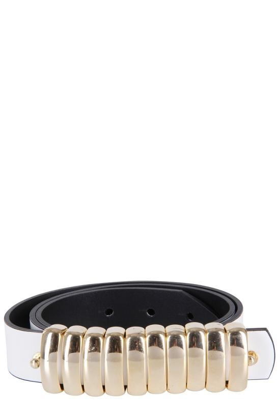 25FW 페데리카 토시 레귤러 벨트 FTI24CT04 097 White - FEDERICA TOSI