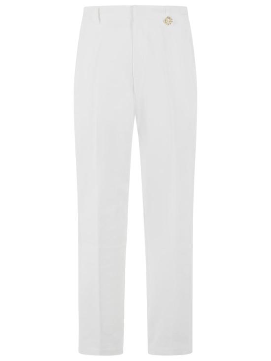 26SS 카사블랑카 스트레이트 팬츠 M SP26 TR 379 01WHITE MONOGRAM White