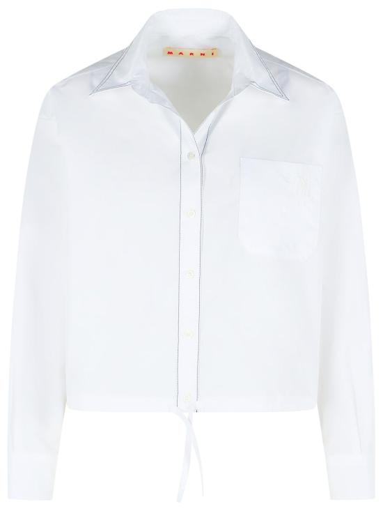 26SS 마르니 셔츠 CAMA0670S0 UTCY6700W01 White