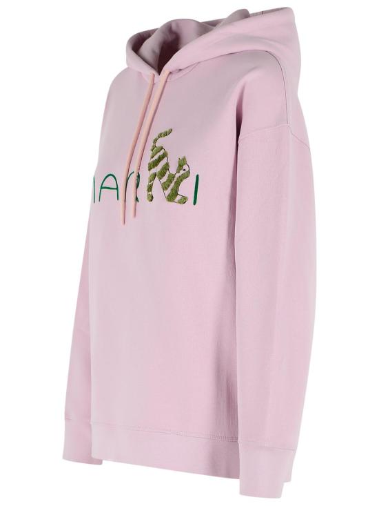 26SS 마르니 후드 티셔츠 FLJE0242S0 USCY85LOC20 Pink - MARNI
