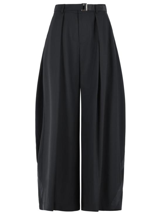 26SS 사카이 스트레이트 팬츠 26 08286001 Black