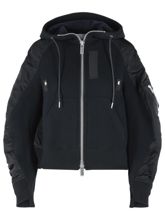 26SS 사카이 긴팔 티셔츠 26 08343001 Black