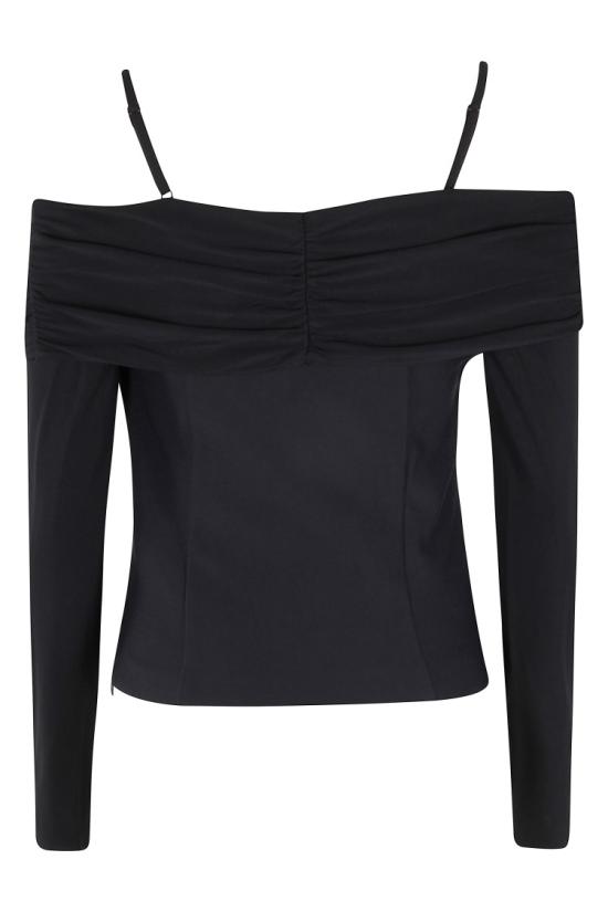 25FW 심카이 긴팔 티셔츠 525 2247 D 097 Black - SIMKHAI