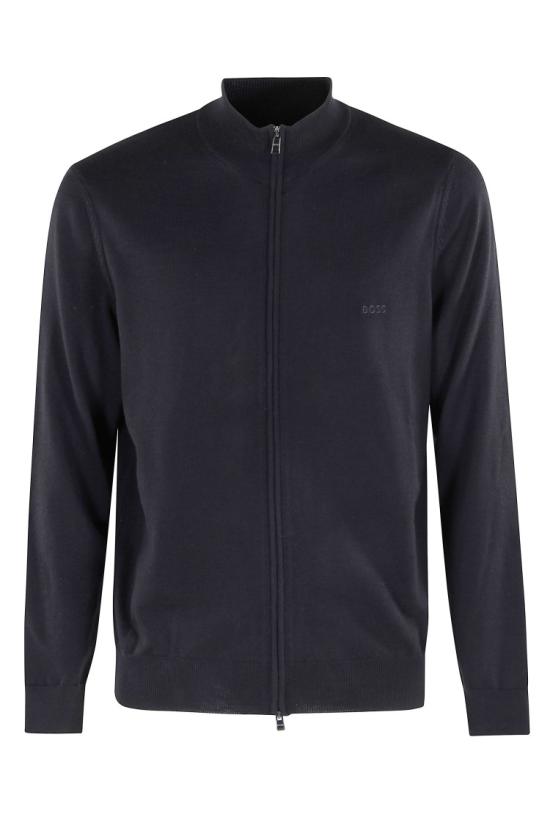 25FW 보스 집업 니트 50476347 097 Black