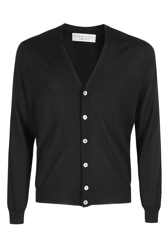 25FW 필리포 드 로렌티스 가디건 CB1ML RM16R 097 Black
