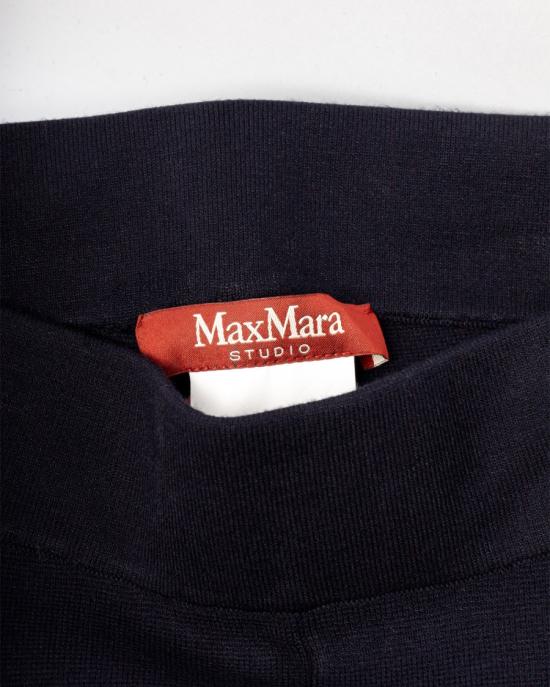 25FW 막스마라 팔라초 팬츠 2526336011600 004 Black - MAX MARA
