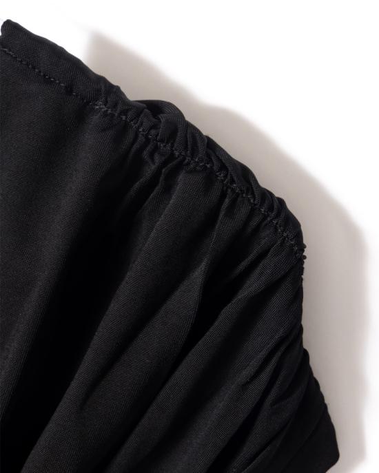 25SS 파투 롱 원피스 JE1459973 999B BLACK Black - PATOU