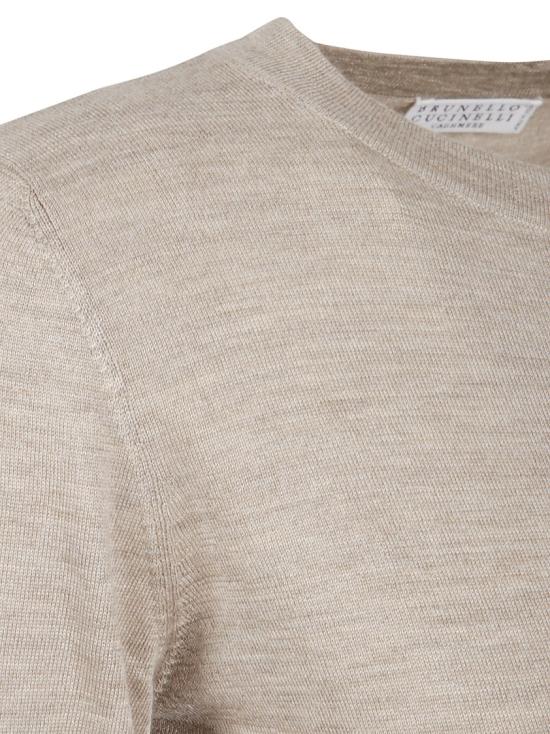 25FW 브루넬로 쿠치넬리 골지 크루넥 니트 M13800000 C9729 Pink - BRUNELLO CUCINELLI