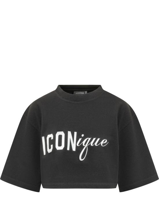 26SS 디스퀘어드2 반팔 티셔츠 S73GC0309D20033 900 BLACK