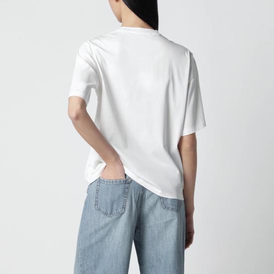 26SS 로에 반팔 티셔츠 418 20 042CO White - ROHE