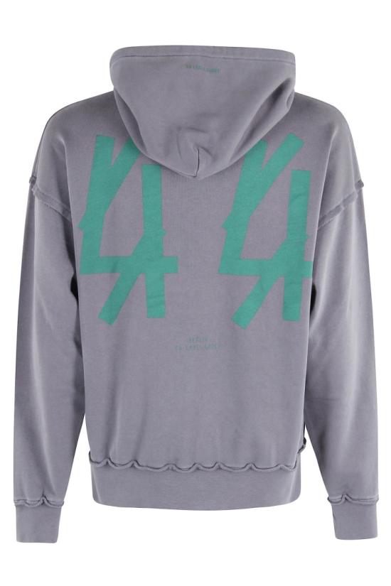 25FW 44레이블 후드 티셔츠 B0030612 FA679 097 Grey - 44 LABEL