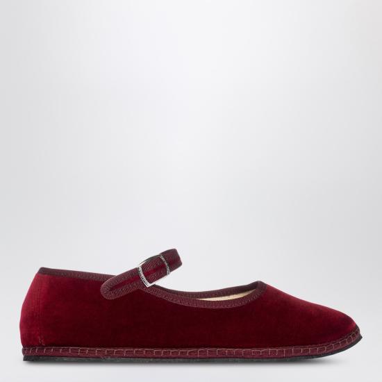 25FW 비비 베네치아 플랫 슈즈 WPERMBO41VV15CVE Burgundy