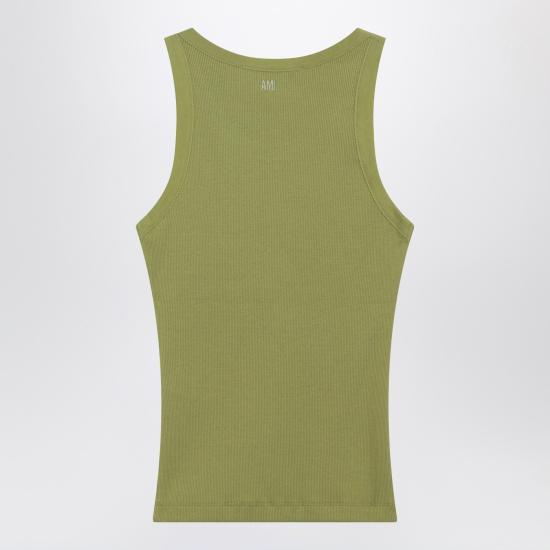 26SS 아미 ADC 코튼 탱크탑 FTP811JE0117 Green - AMI