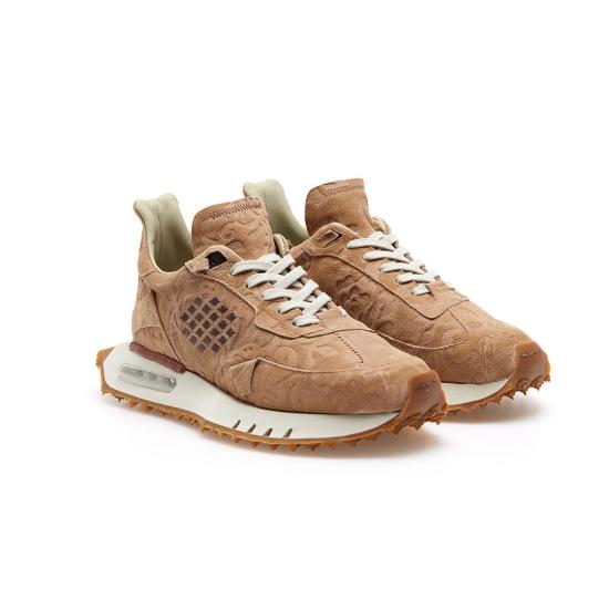 25FW 비포지티브 스니커즈 WORACE01FEN Brown - BE POSITIVE