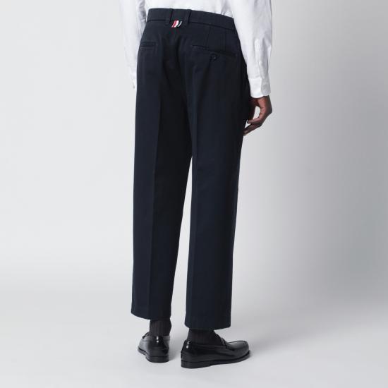 26SS 톰브라운 코튼 트윌 유틸리티 치노 팬츠 MTU335WF0576 Blue - THOM BROWNE