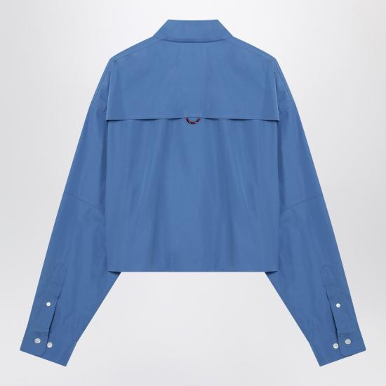 26SS 미우미우 데님 셔츠 MK2025OOO10RG Light blue - MIU MIU