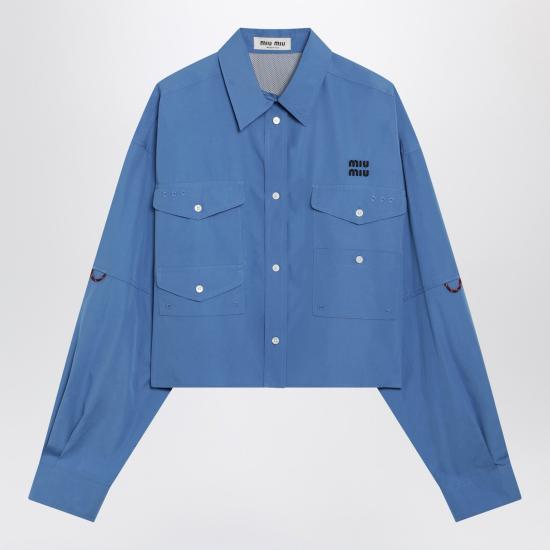 26SS 미우미우 데님 셔츠 MK2025OOO10RG Light blue