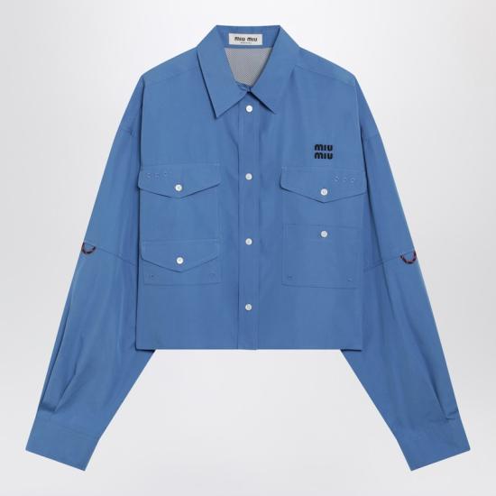 26SS 미우미우 데님 셔츠 MK2025OOO10RG Light blue