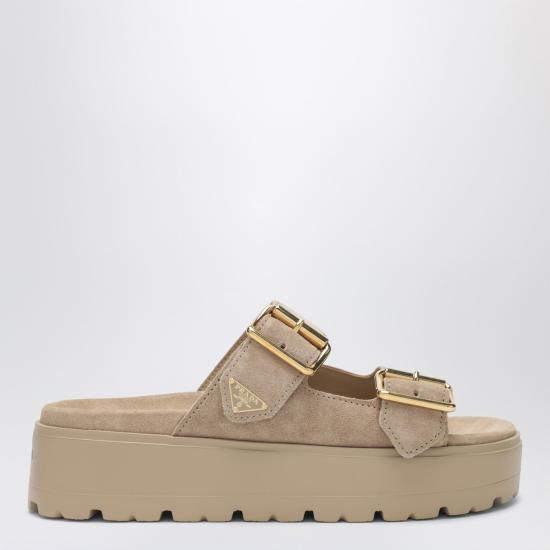 26SS 프라다 뮬/슬리퍼 1XZ788045054 Beige