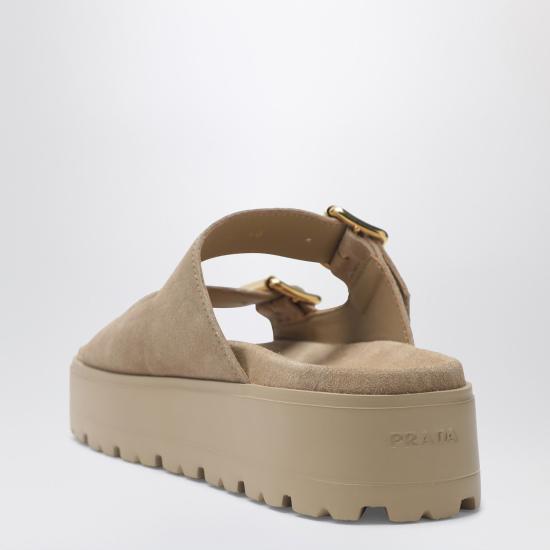 26SS 프라다 뮬/슬리퍼 1XZ788045054 Beige - PRADA