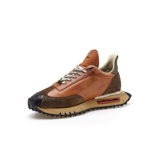 25FW 비포지티브 스니커즈 RACE01ASP Brown - BE POSITIVE