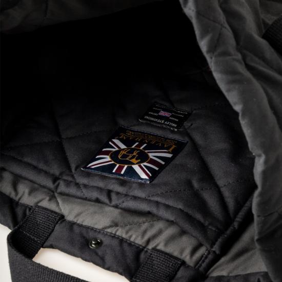  라벤헴 토트백 HINTLESHAM AW18 4 Black Grey Lining - LAVENHAM