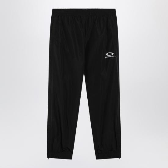 26SS 발렌시아가 루프 스포츠 아이콘 조거 펜츠 857613TPQ38 Black